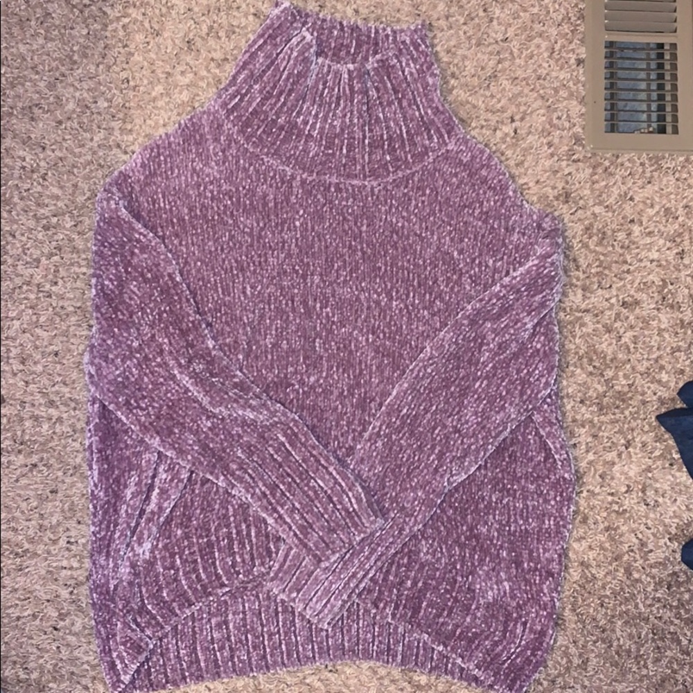 Never worn, soft purple sweater